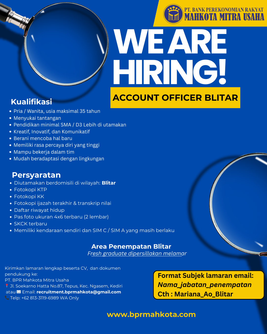 Account Officer (AO)